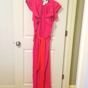Nwt jcrew rufflesleeve jumpsuit